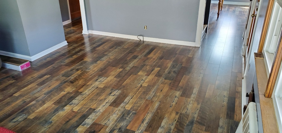 Hardwood flooring installation